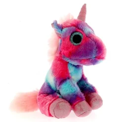 Peluche Unicornio Multicolor Rosa 17 cm