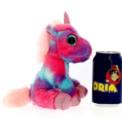 Peluche Unicornio Multicolor Rosa 17 cm