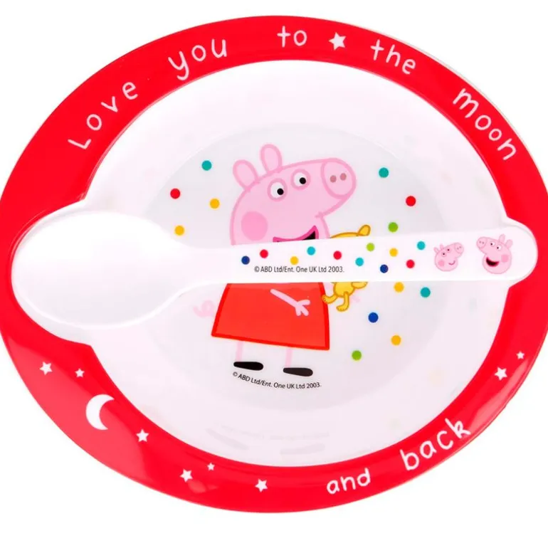 Peppa Pig Pack Plato + Cuchara