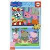 Peppa Pig Puzzles Madera 2x25 Piezas