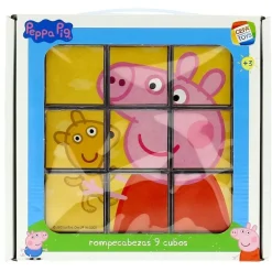 Peppa Pig Rompecabezas de 9 cubos