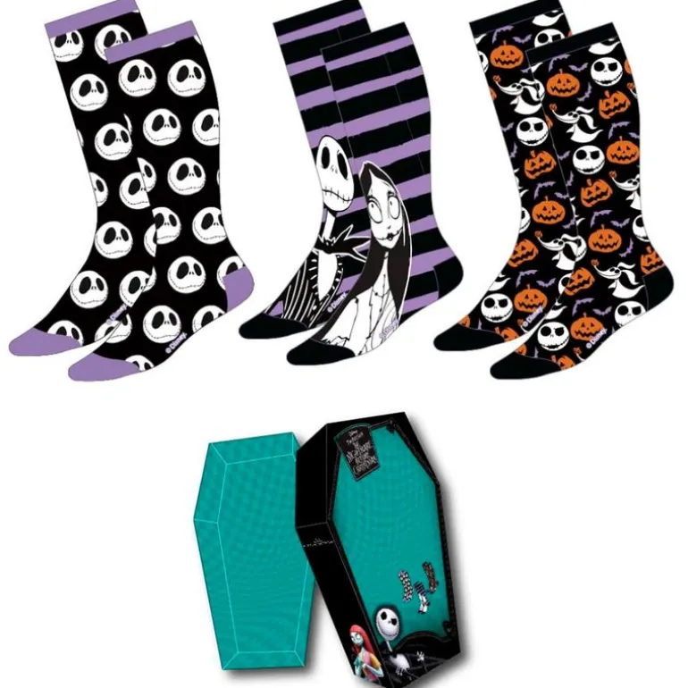 Pesadilla Antes de Navidad Pack 3 Calcetines