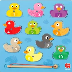 Pescar Patos Puzzle Madera