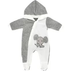 Pijama con Gorro Muñeco Bebé 25 cm