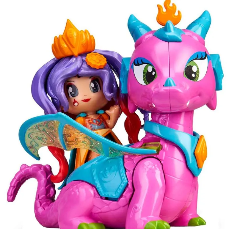 Pinypon Queens Reina y Dragón Volador