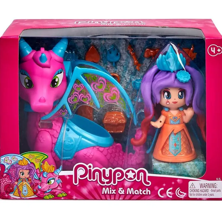 Pinypon Queens Reina y Dragón Volador
