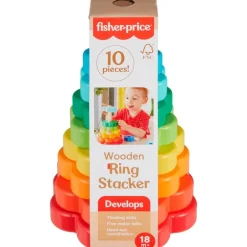 Pirámide de Aros Apilable Madera