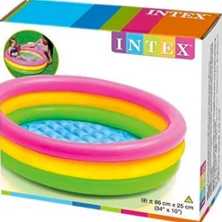 Piscina Hinchable 3 Anillos 86x25 cm