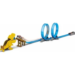 Pista Vehículos Metal Machines Ataque T-Rex