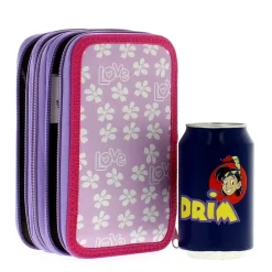 Pitufina Estuche Triple Lleno