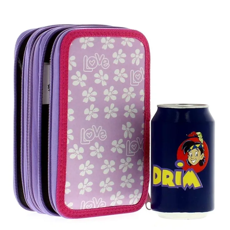 Pitufina Estuche Triple Lleno