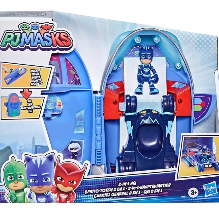 PJ Mask Playset Cuartel General 2 en 1