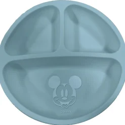 Plato compartimentos silicona Mickey Mouse