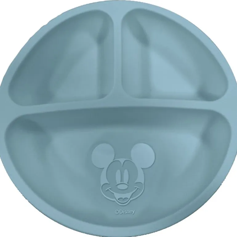 Plato compartimentos silicona Mickey Mouse
