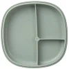 Plato de silicona 2 en 1 con compartimentos extraíbles Menta