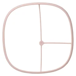 Plato de silicona 2 en 1 con compartimentos extraíbles Rosa