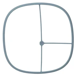 Plato de silicona 2 en 1 con compartimentos extraíbles Azul