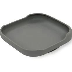 Plato llano silicona antideslizamiento Gris