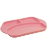 Plato silicona con compartimentos Pink