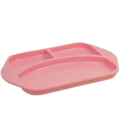 Plato silicona con compartimentos Pink