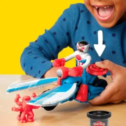 Play-Doh Capitán América Moto Cortadora