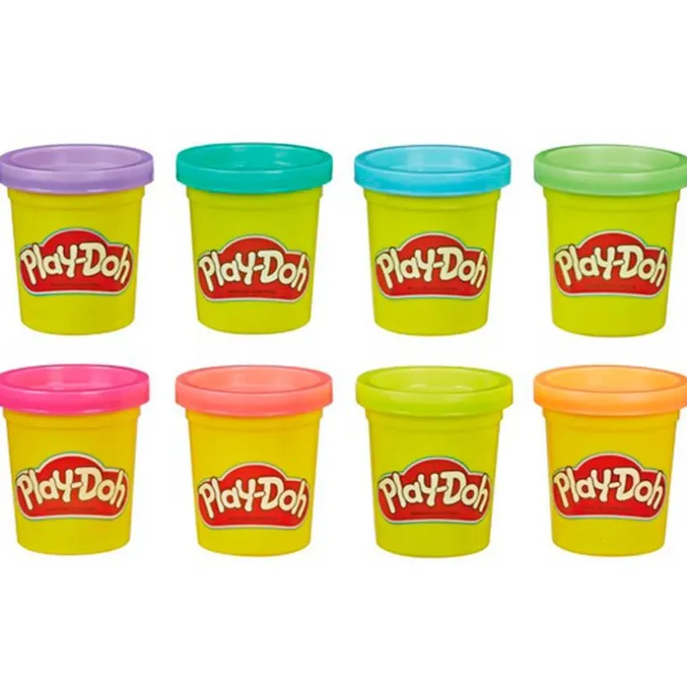 Play-Doh Pack 8 Botes Plastilina Surtido