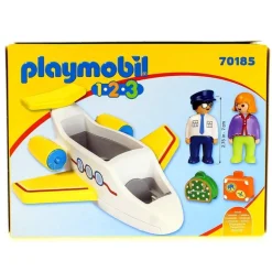 Playmobil 1.2.3 Avión con Pasajero