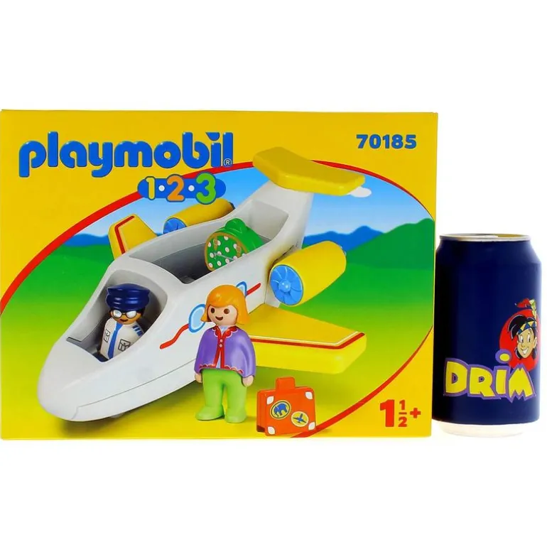 Playmobil 1.2.3 Avión con Pasajero