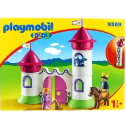 Playmobil 1.2.3 Castillo con Torre Apilable