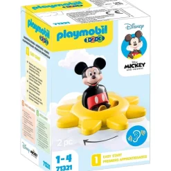 Playmobil 1.2.3 Disney Mickey Sol Giratorio