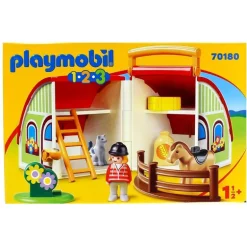 Playmobil 1.2.3 Mi Primera Granja Maletín