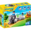 Playmobil 1.2.3 Mi Tren de Animales