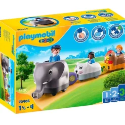 Playmobil 1.2.3 Mi Tren de Animales
