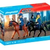 Playmobil Action Escuadrón Policial a Caballo
