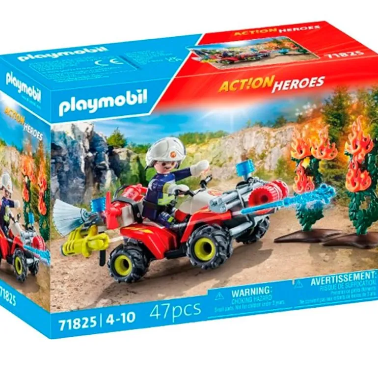 Playmobil Action Heroes Quad de Bomberos