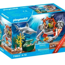 Playmobil Búsqueda del Tesoro con Submarino