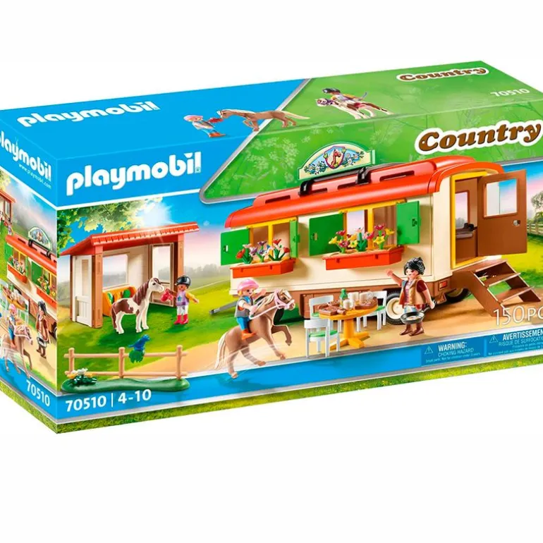 Playmobil Caravana Campamento de Ponis