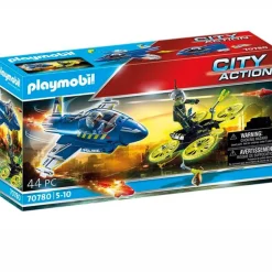 Playmobil City Action Avión Persecución Dron