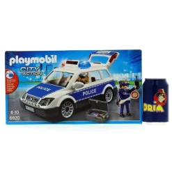 Playmobil City Action Coche de Policía con Luces y Sonido