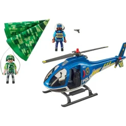 Playmobil City Action Helicóptero Paracaídas
