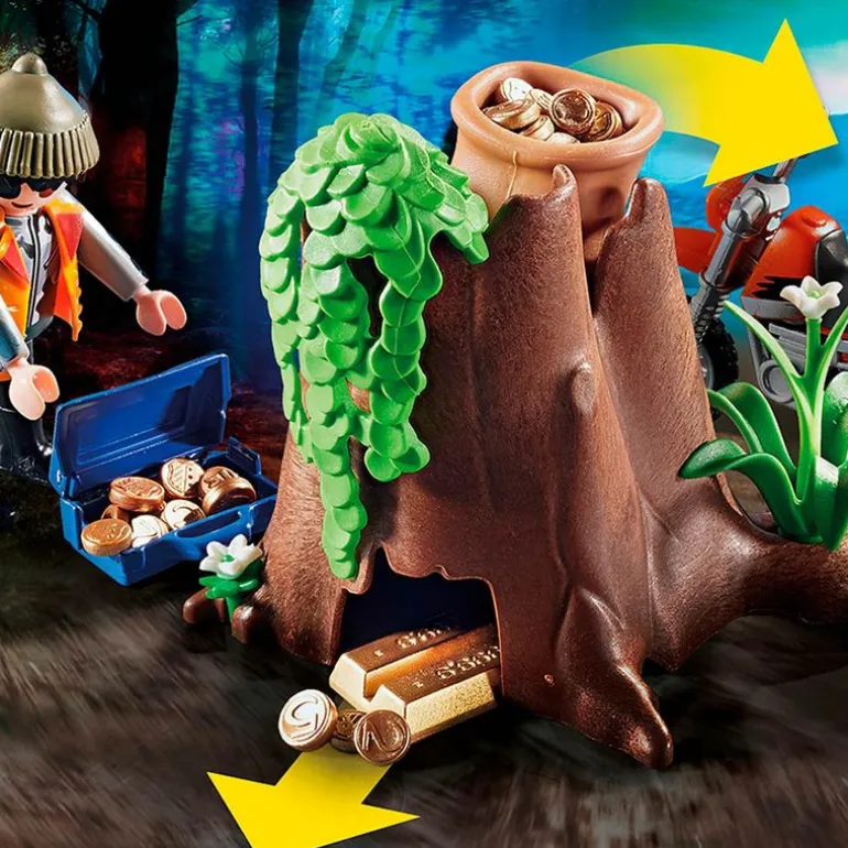 Playmobil City Action Policía Persecución Tesoro