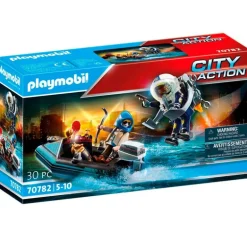 Playmobil City Action Policía Mochila Propulsora