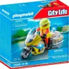 Playmobil City Life Moto de Emergencias con Luz