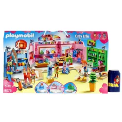 Playmobil City Life Paseo Comercial con 3 Tiendas