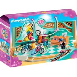 Playmobil City Life Tienda de Bicicletas y Skate