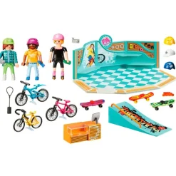 Playmobil City Life Tienda de Bicicletas y Skate