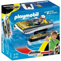 Playmobil Click&Go Croc Speedboat