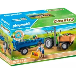 Playmobil Country Tractor con Remolque