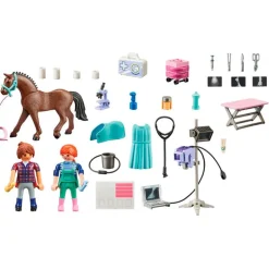 Playmobil Country Veterinario de Caballos