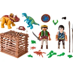 Playmobil Dino Rise Misión Liberar al Triceratops